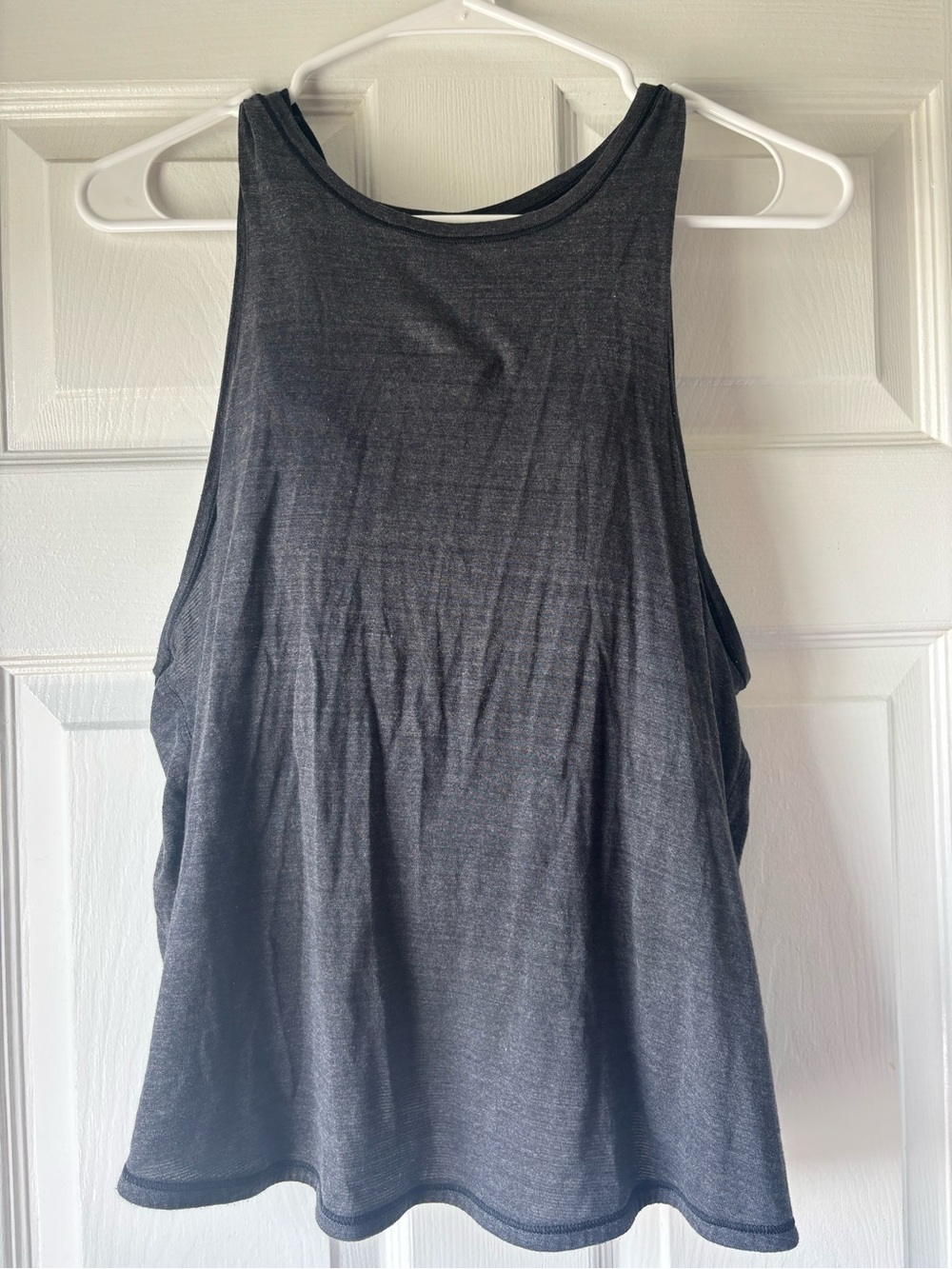 lululemon athletica Charcoal Gray Muscle Tank